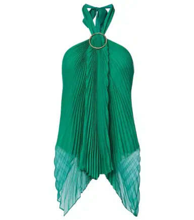 Max Mara Valzer pleated top | Thumbnail 1 Max Mara Valzer pleated top | Thumbnail 1