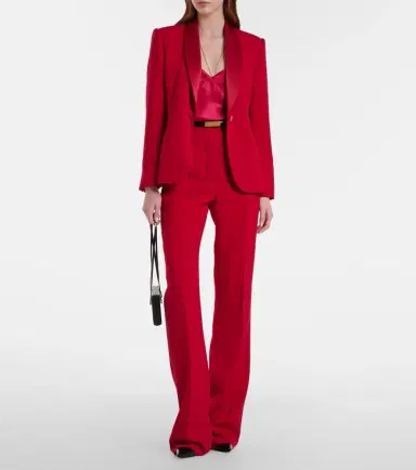 Max Mara Ecrine cady flared pants | Thumbnail 6 Max Mara Ecrine cady flared pants | Thumbnail 6