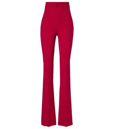 Max Mara Ecrine cady flared pants | Thumbnail 1 Max Mara Ecrine cady flared pants | Thumbnail 1