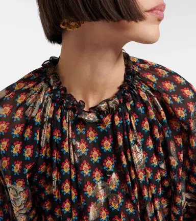 Etro Silk-blend blouse | Thumbnail 5 Etro Silk-blend blouse | Thumbnail 5