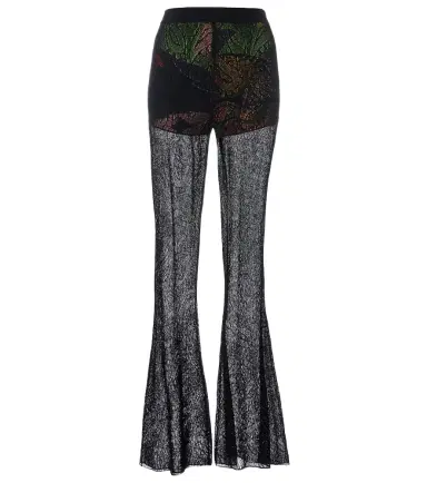 Etro Cotton lace flared pants | Thumbnail 1 Etro Cotton lace flared pants | Thumbnail 1