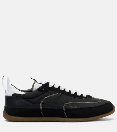 Alexander McQueen EC1 suede-trimmed sneakers | Thumbnail 2 Alexander McQueen EC1 suede-trimmed sneakers | Thumbnail 2