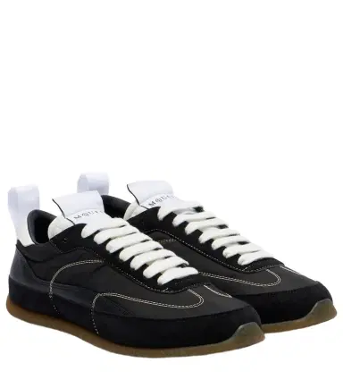 Alexander McQueen EC1 suede-trimmed sneakers | Thumbnail 1 Alexander McQueen EC1 suede-trimmed sneakers | Thumbnail 1