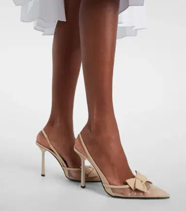 Prada Bow-detail mesh slingback pumps | Thumbnail 6 Prada Bow-detail mesh slingback pumps | Thumbnail 6
