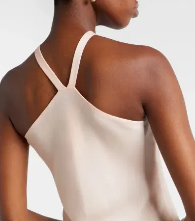 Max Mara Ghiotto embellished satin slip dress | Thumbnail 3 Max Mara Ghiotto embellished satin slip dress | Thumbnail 3