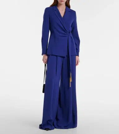 Max Mara Valico pleated wide-leg pants | Thumbnail 3 Max Mara Valico pleated wide-leg pants | Thumbnail 3