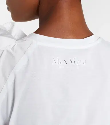 Max Mara Elegante Taglio cotton jersey top | Thumbnail 5 Max Mara Elegante Taglio cotton jersey top | Thumbnail 5
