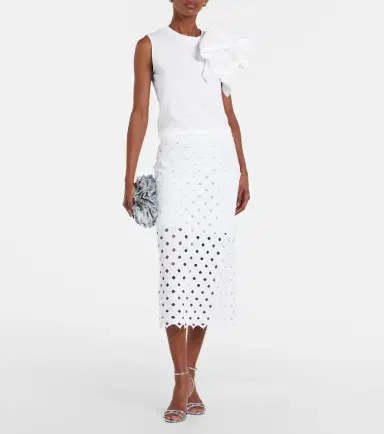 Max Mara Elegante Taglio cotton jersey top | Thumbnail 6 Max Mara Elegante Taglio cotton jersey top | Thumbnail 6