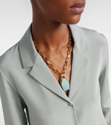 Max Mara Aedo silk-blend satin shirt | Thumbnail 4 Max Mara Aedo silk-blend satin shirt | Thumbnail 4