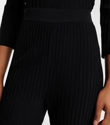 Max Mara Bello ribbed-knit flared pants | Thumbnail 3 Max Mara Bello ribbed-knit flared pants | Thumbnail 3