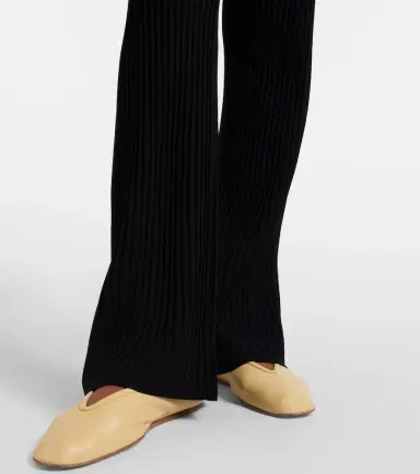 Max Mara Bello ribbed-knit flared pants | Thumbnail 4 Max Mara Bello ribbed-knit flared pants | Thumbnail 4