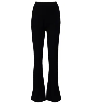Max Mara Bello ribbed-knit flared pants | Thumbnail 1 Max Mara Bello ribbed-knit flared pants | Thumbnail 1