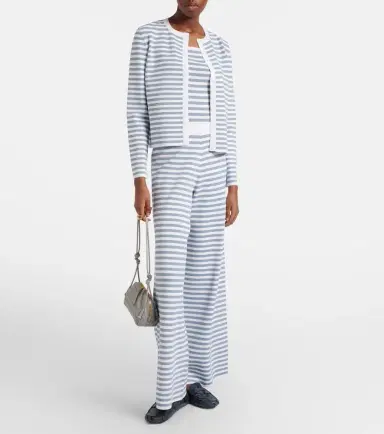 Max Mara Fingere striped wide-leg pants | Thumbnail 5 Max Mara Fingere striped wide-leg pants | Thumbnail 5