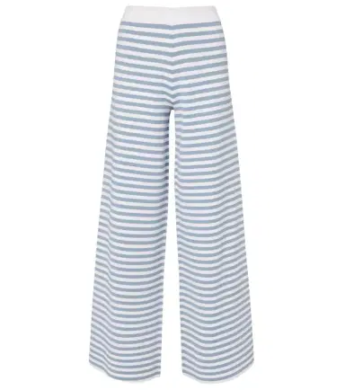 Max Mara Fingere striped wide-leg pants | Thumbnail 1 Max Mara Fingere striped wide-leg pants | Thumbnail 1