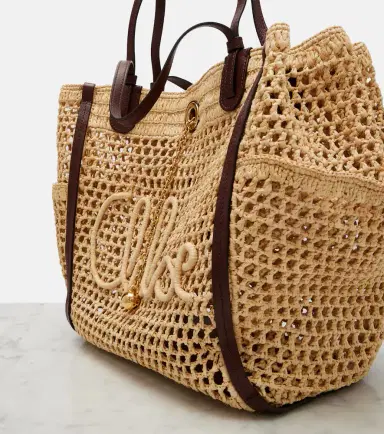 Chloé Chloé Chloé Iconic raffia shoulder bag | Thumbnail 3 Chloé Chloé Chloé Iconic raffia shoulder bag | Thumbnail 3
