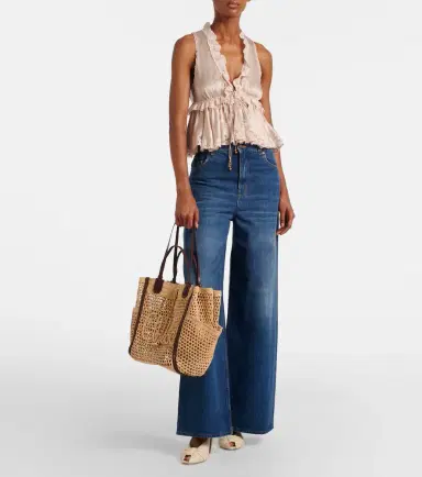 Chloé Chloé Chloé Iconic raffia shoulder bag | Thumbnail 7 Chloé Chloé Chloé Iconic raffia shoulder bag | Thumbnail 7