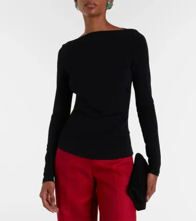 Max Mara Gomma jersey T-shirt | Thumbnail 5 Max Mara Gomma jersey T-shirt | Thumbnail 5