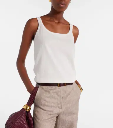 Max Mara Umano cotton tank top | Thumbnail 2 Max Mara Umano cotton tank top | Thumbnail 2