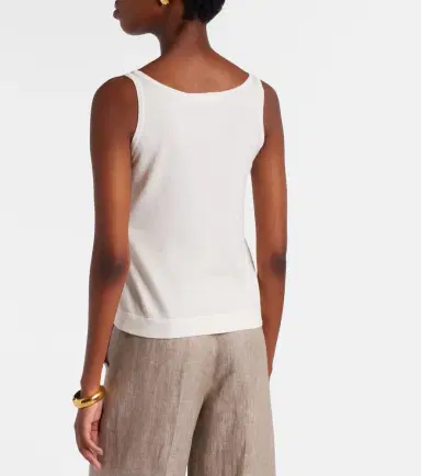 Max Mara Umano cotton tank top | Thumbnail 6 Max Mara Umano cotton tank top | Thumbnail 6