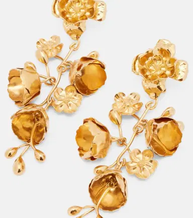 Chloe Chloé Chloé Bouquet floral drop earrings | Thumbnail 4 Chloe Chloé Chloé Bouquet floral drop earrings | Thumbnail 4