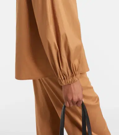 Max Mara Fertile cotton-blend shirt | Thumbnail 3 Max Mara Fertile cotton-blend shirt | Thumbnail 3