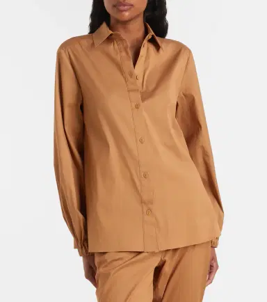 Max Mara Fertile cotton-blend shirt | Thumbnail 5 Max Mara Fertile cotton-blend shirt | Thumbnail 5