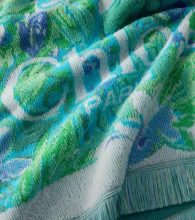 Chloé Chloé Floral logo cotton terry towel | Thumbnail 2 Chloé Chloé Floral logo cotton terry towel | Thumbnail 2