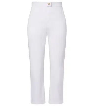 Max Mara Curve cotton-blend cropped straight pants | Thumbnail 1 Max Mara Curve cotton-blend cropped straight pants | Thumbnail 1