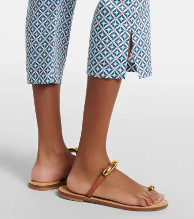 Max Mara Facella printed cotton wide-leg jeans | Thumbnail 2 Max Mara Facella printed cotton wide-leg jeans | Thumbnail 2