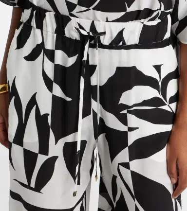 Max Mara Voto printed silk palazzo pants | Thumbnail 2 Max Mara Voto printed silk palazzo pants | Thumbnail 2