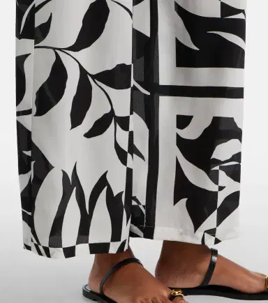 Max Mara Voto printed silk palazzo pants | Thumbnail 5 Max Mara Voto printed silk palazzo pants | Thumbnail 5