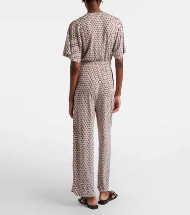 Max Mara Belted printed jumpsuit | Thumbnail 4 Max Mara Belted printed jumpsuit | Thumbnail 4