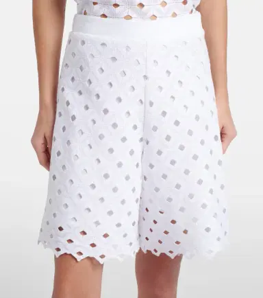 Max Mara Uguale broderie anglaise Bermuda shorts | Thumbnail 3 Max Mara Uguale broderie anglaise Bermuda shorts | Thumbnail 3