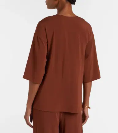 Max Mara Giglio keyhole oversized top | Thumbnail 4 Max Mara Giglio keyhole oversized top | Thumbnail 4