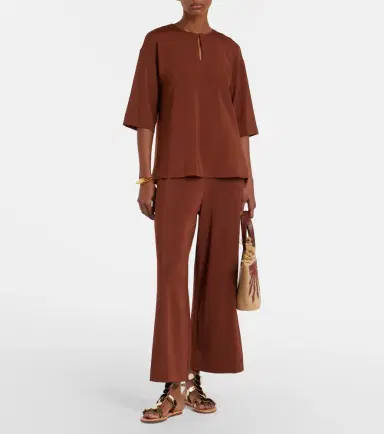 Max Mara Giglio keyhole oversized top | Thumbnail 5 Max Mara Giglio keyhole oversized top | Thumbnail 5