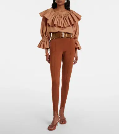Chloe Chloé High-rise stirrup leggings | Thumbnail 2 Chloe Chloé High-rise stirrup leggings | Thumbnail 2