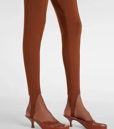 Chloe Chloé High-rise stirrup leggings | Thumbnail 3 Chloe Chloé High-rise stirrup leggings | Thumbnail 3