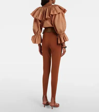 Chloe Chloé High-rise stirrup leggings | Thumbnail 4 Chloe Chloé High-rise stirrup leggings | Thumbnail 4