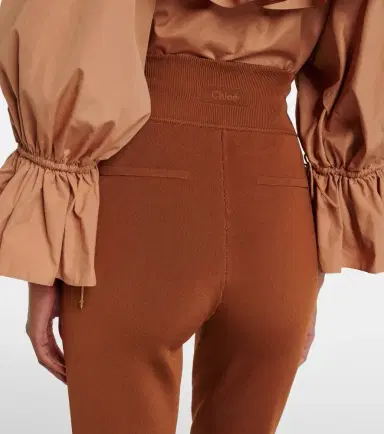 Chloe Chloé High-rise stirrup leggings | Thumbnail 5 Chloe Chloé High-rise stirrup leggings | Thumbnail 5