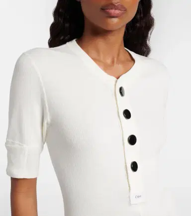 Chloé Chloé Cotton jersey shirt dress | Thumbnail 3 Chloé Chloé Cotton jersey shirt dress | Thumbnail 3