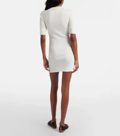 Chloé Chloé Cotton jersey shirt dress | Thumbnail 4 Chloé Chloé Cotton jersey shirt dress | Thumbnail 4