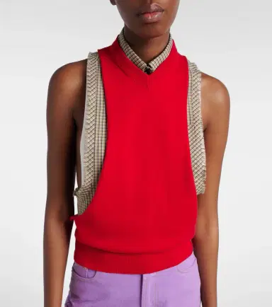 Versace Knitted cotton top | Thumbnail 4 Versace Knitted cotton top | Thumbnail 4