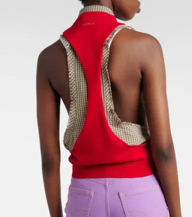 Versace Knitted cotton top | Thumbnail 5 Versace Knitted cotton top | Thumbnail 5