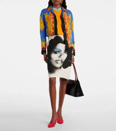 Versace Medusa cotton-blend jersey T-shirt | Thumbnail 2 Versace Medusa cotton-blend jersey T-shirt | Thumbnail 2