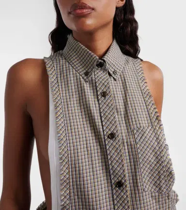 Versace Checked cotton shirt | Thumbnail 6 Versace Checked cotton shirt | Thumbnail 6