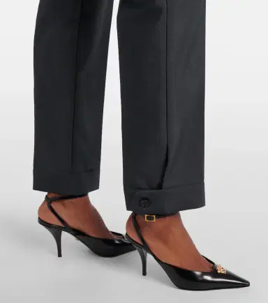 Versace Wool and mohair tapered pants | Thumbnail 3 Versace Wool and mohair tapered pants | Thumbnail 3