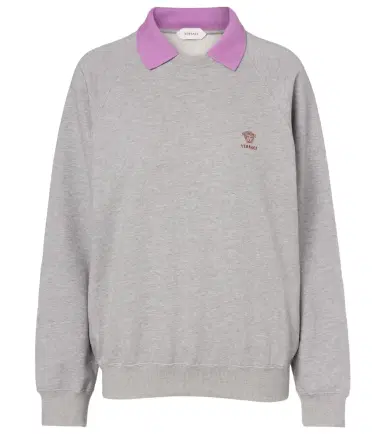 Versace Cotton jersey sweatshirt | Thumbnail 1 Versace Cotton jersey sweatshirt | Thumbnail 1