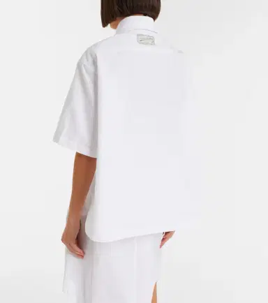Victoria Beckham Oversized cotton shirt | Thumbnail 3 Victoria Beckham Oversized cotton shirt | Thumbnail 3