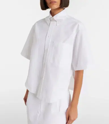 Victoria Beckham Oversized cotton shirt | Thumbnail 5 Victoria Beckham Oversized cotton shirt | Thumbnail 5