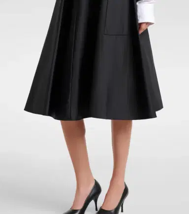 Prada Re-Nylon belted midi skirt | Thumbnail 2 Prada Re-Nylon belted midi skirt | Thumbnail 2